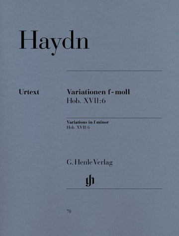 Haydn J. - Variations F Minor Hob. Xvii:6