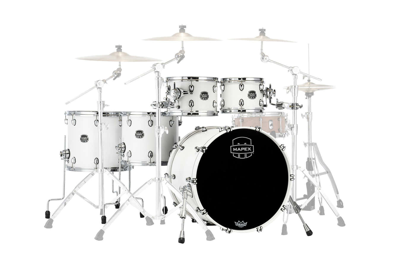 SATURN 5 DRUMS SATIN WHITE