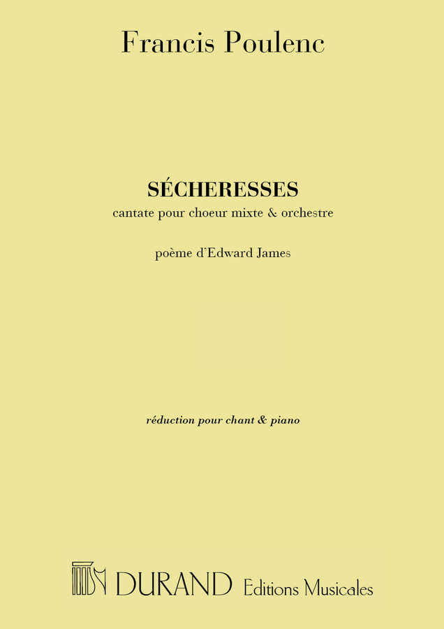Poulenc F. - Secheresses - Chant et Piano
