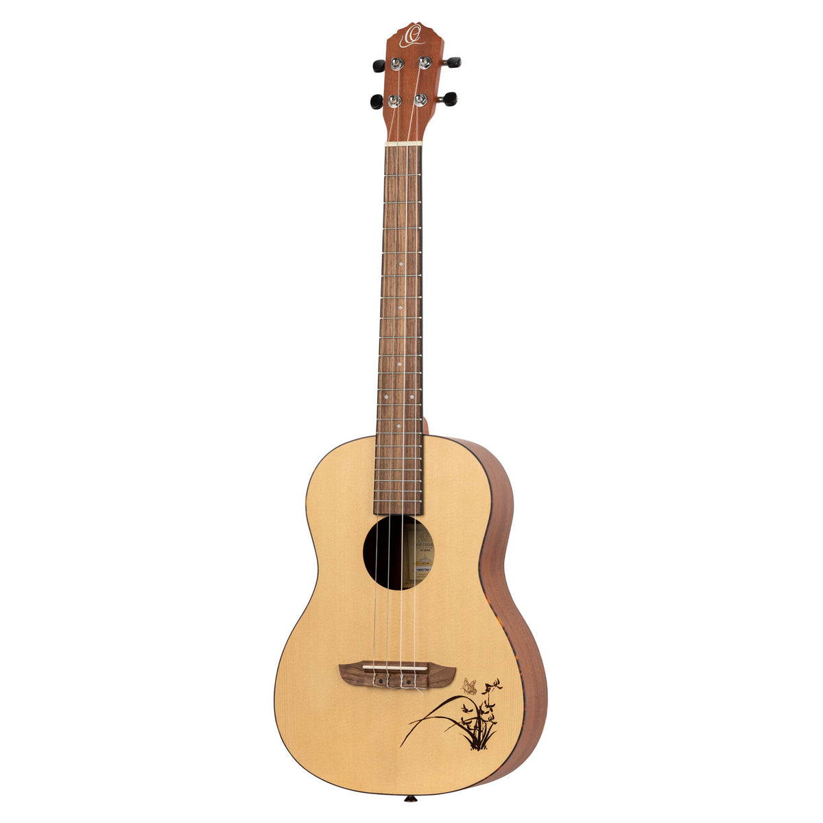 Bariton-ukulele sparrenhout