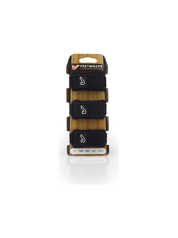 FretWraps 3-pack Zwart - Medium