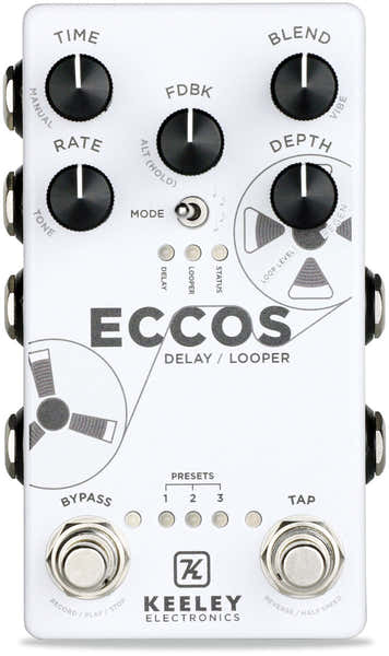 PEDAL KEELEY ECCOS DELAY LOOPER STEREO