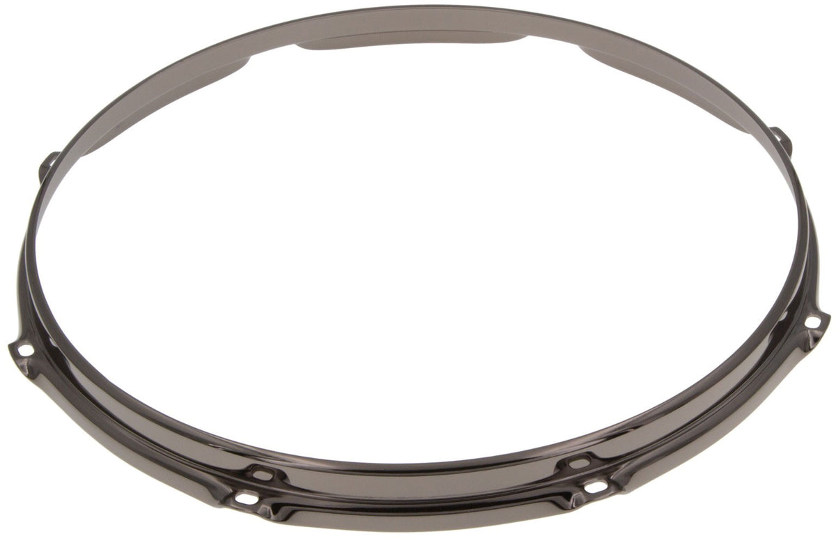 HS23-13-8BK - 13" 8 Holes Black 2.3mm S-Style Triple Flange Drum Hoop