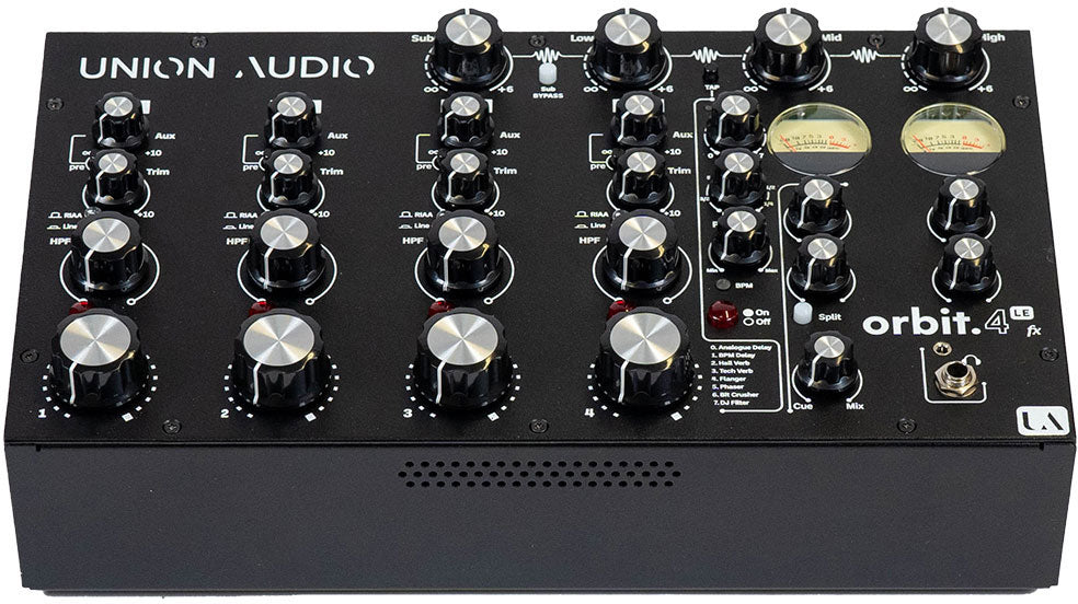 ORBIT.4 LE FX 4-CH Rotary Desktop Mixer with 3-Band Isolator