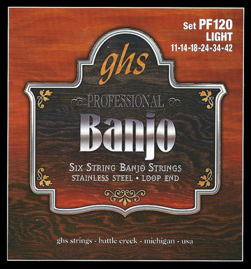 Banjo Roestvrij staal Light 6C 11-14-18-24-34-42