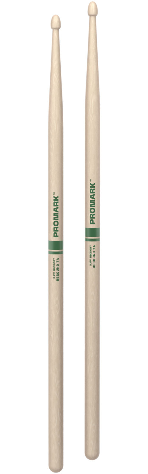 RBHR535AW - hickory met eikelhouten tip Rebound 7A Ruw