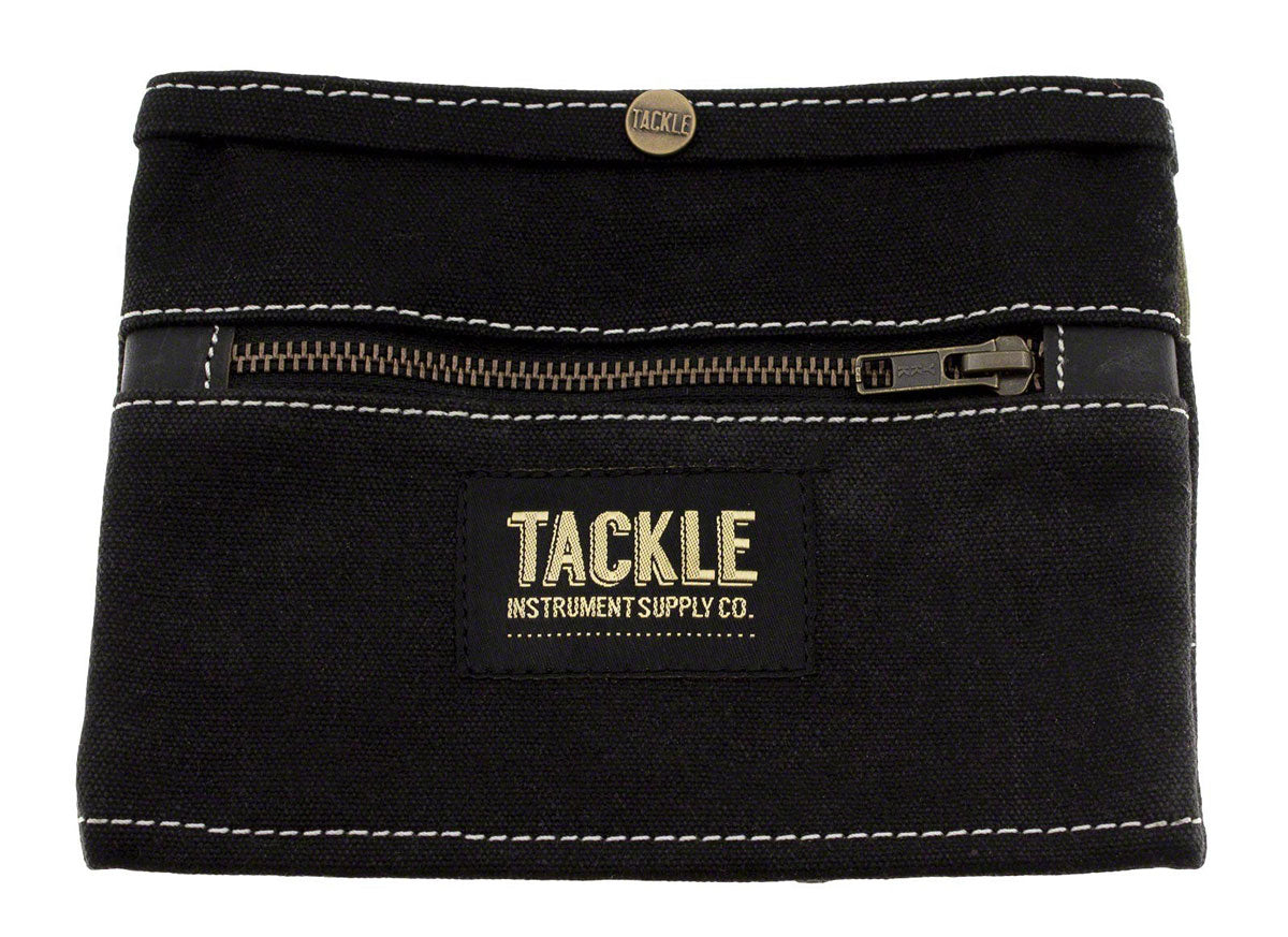 Etui van Gewaxte Canvas - Zwart
