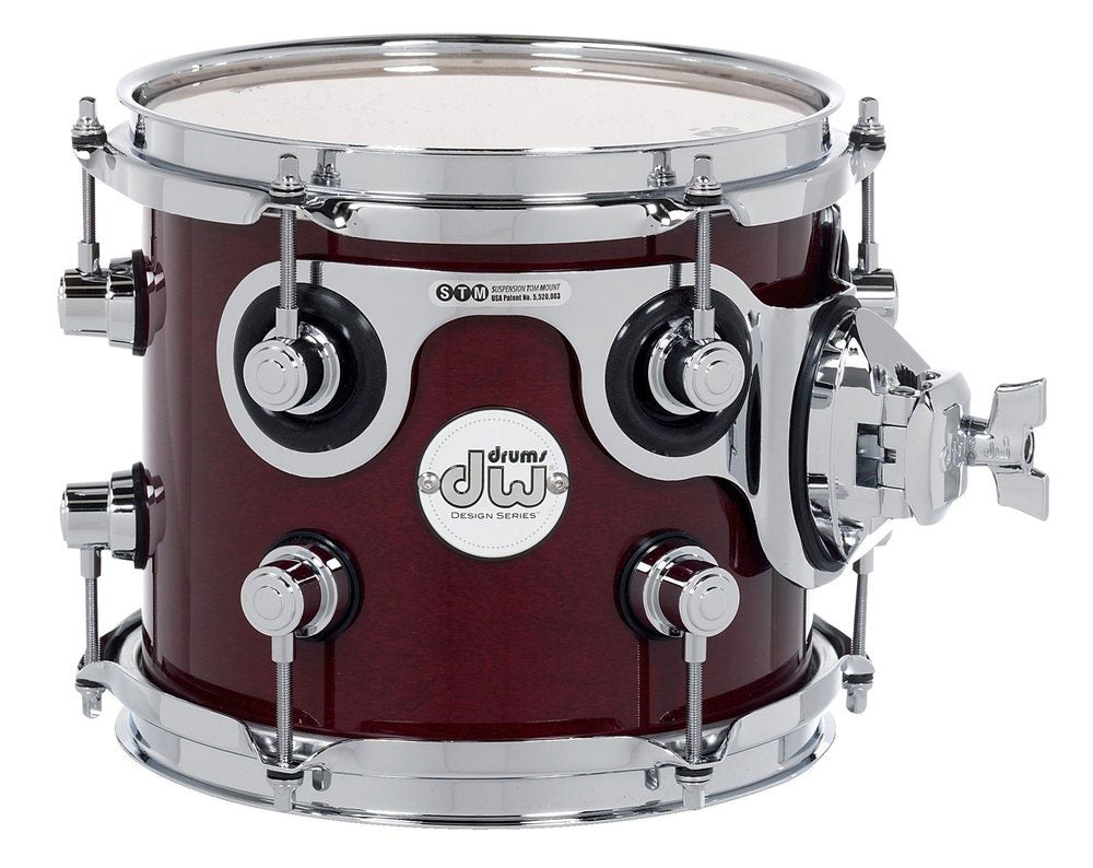 DW Drum Workshop Tom 8X7" Design kersenbeits