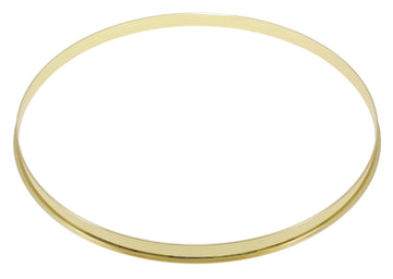 Stalen Hoepel 12" Goud 2.3mm Simple Flange