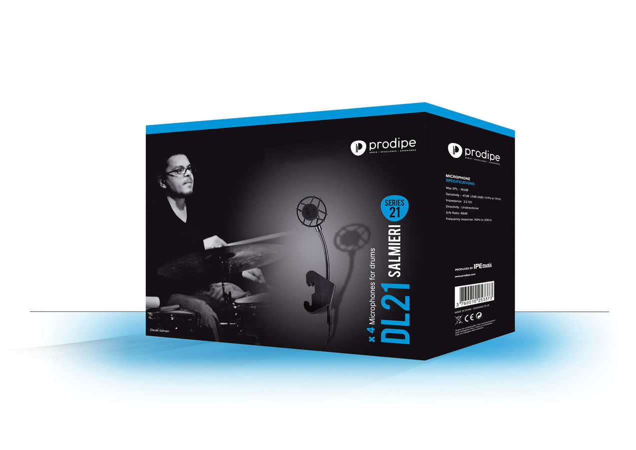 DL21 Salmieri Drums - 4-microfoonpakket
