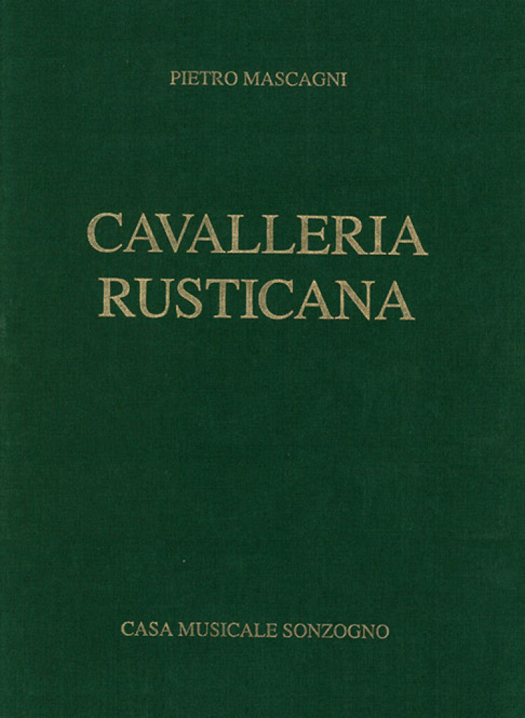 Zerboni Mascagni Pietro - Cavalleria Rusticana - Chant & Piano