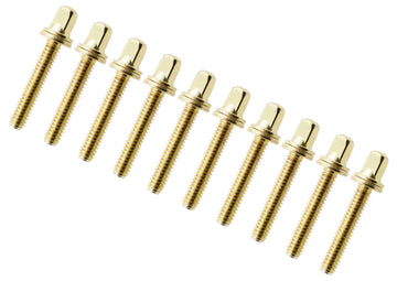 Spanschroef 30mm Goudkleurig Met Ring - Schroefdraad 7/32" (X10)