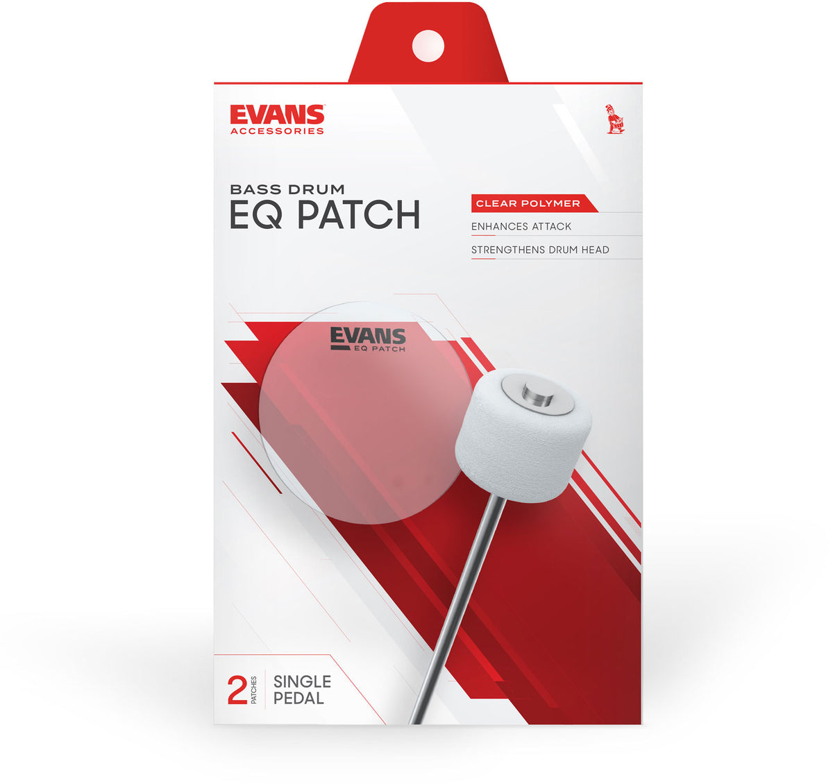 EQPC1 - Patch Voor Enkel Pedaal EQ Doorschijnend Plastic