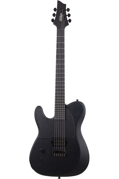 Schecter Pt Black Ops Lh Satijnzwart open poriën
