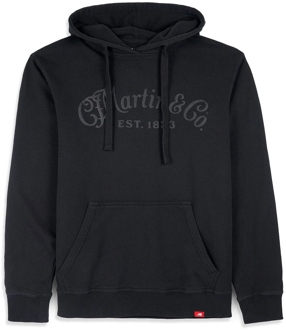 Hoodie Ton-sur-ton Zwart M