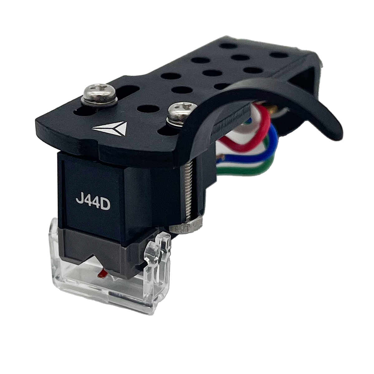 Jico J44D IMPROVED DJ KIT WITH BLACK HEADSHELL SCREWS AND WIRES