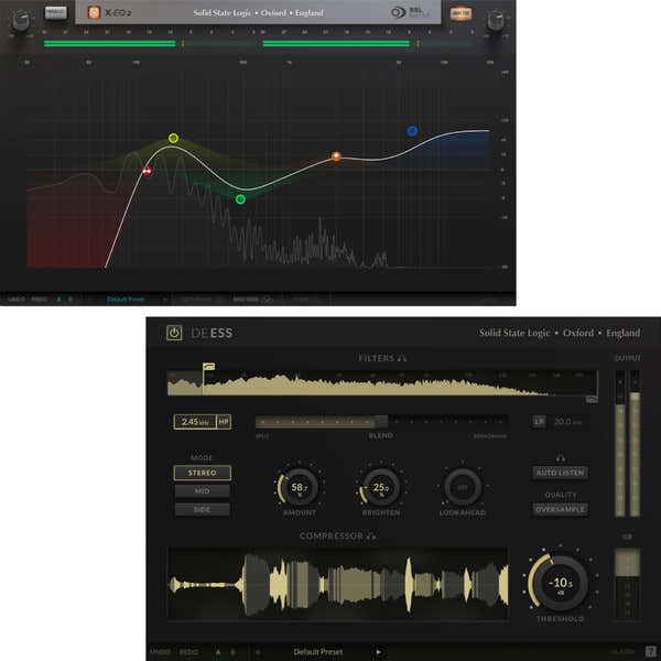SSL DeEss en X-EQ 2-pakket