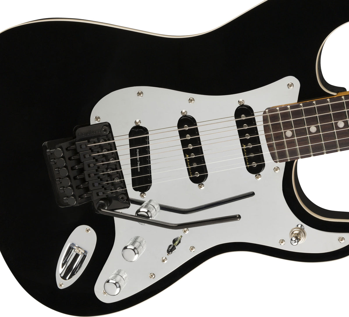 Stratocaster signatuur Tom Morello RW Zwart