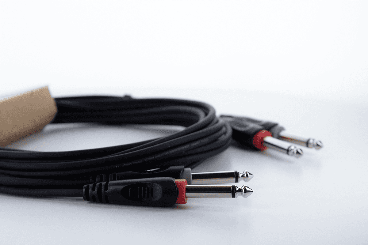 Dubbele Mono-jack Audiokabel 3 M