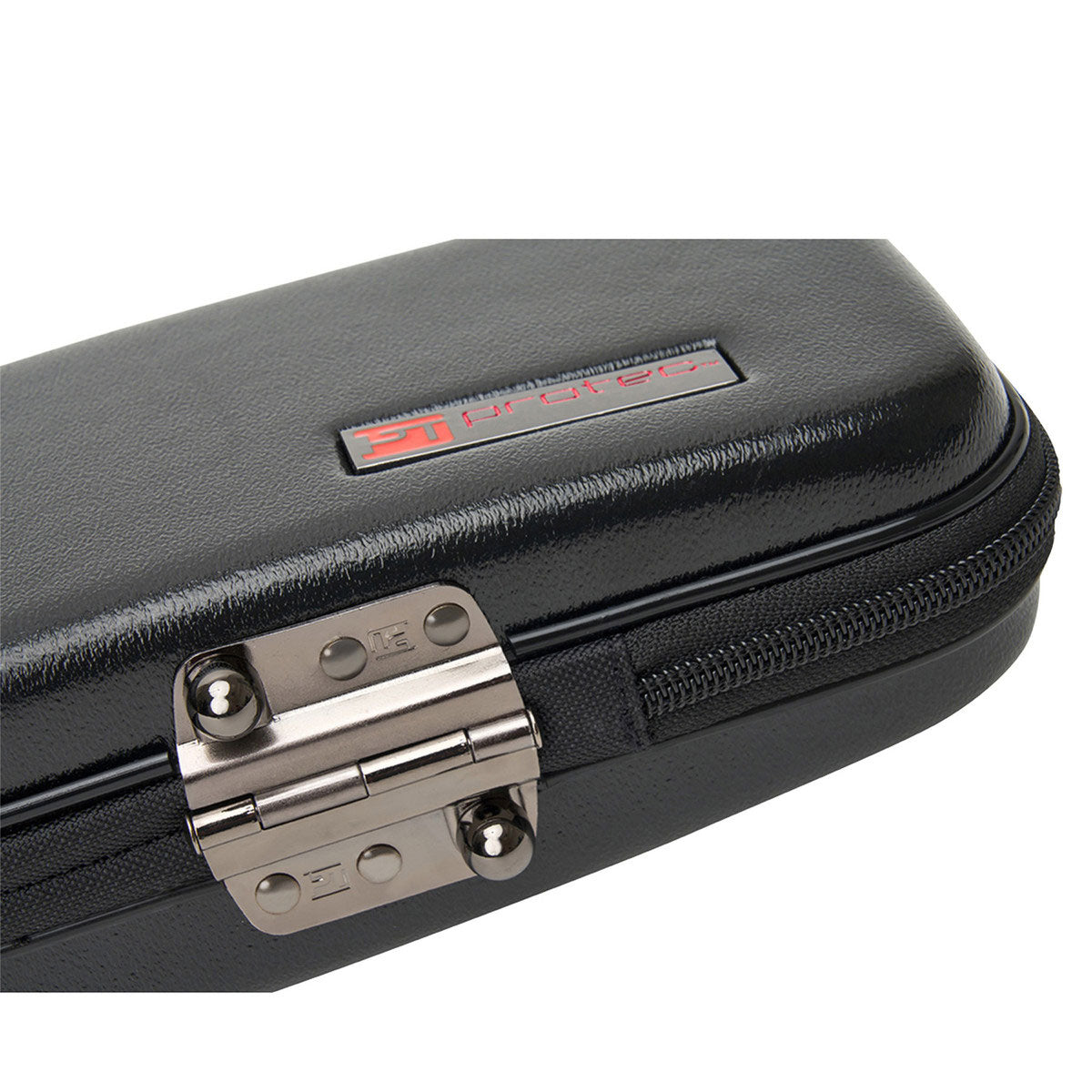 Zwarte Micro Zip Etui - Fluit C/Bes