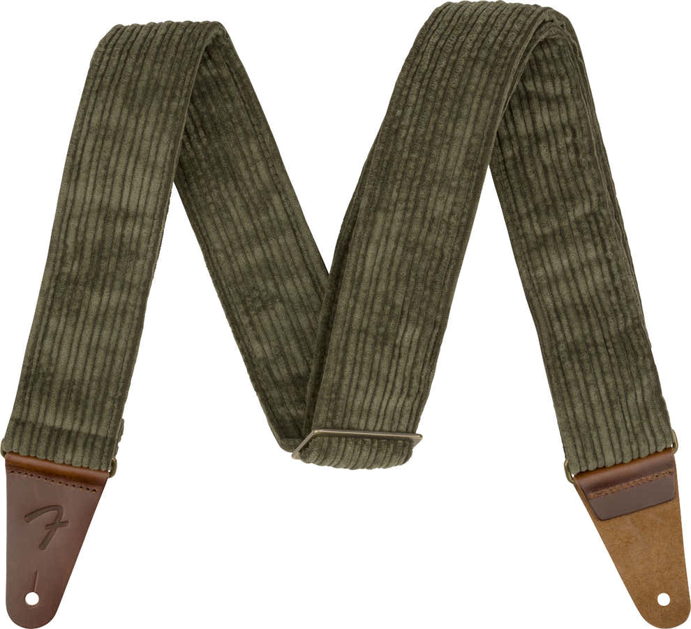 Riem van Ribfluweel Antieke Olijf 2"