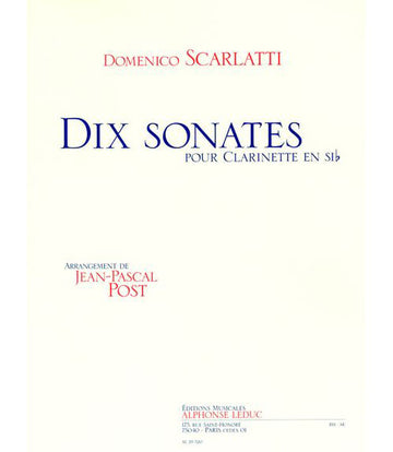 SCARLATTI/POST - 10 SONATES VOOR SOLOKLARINET IN Bes