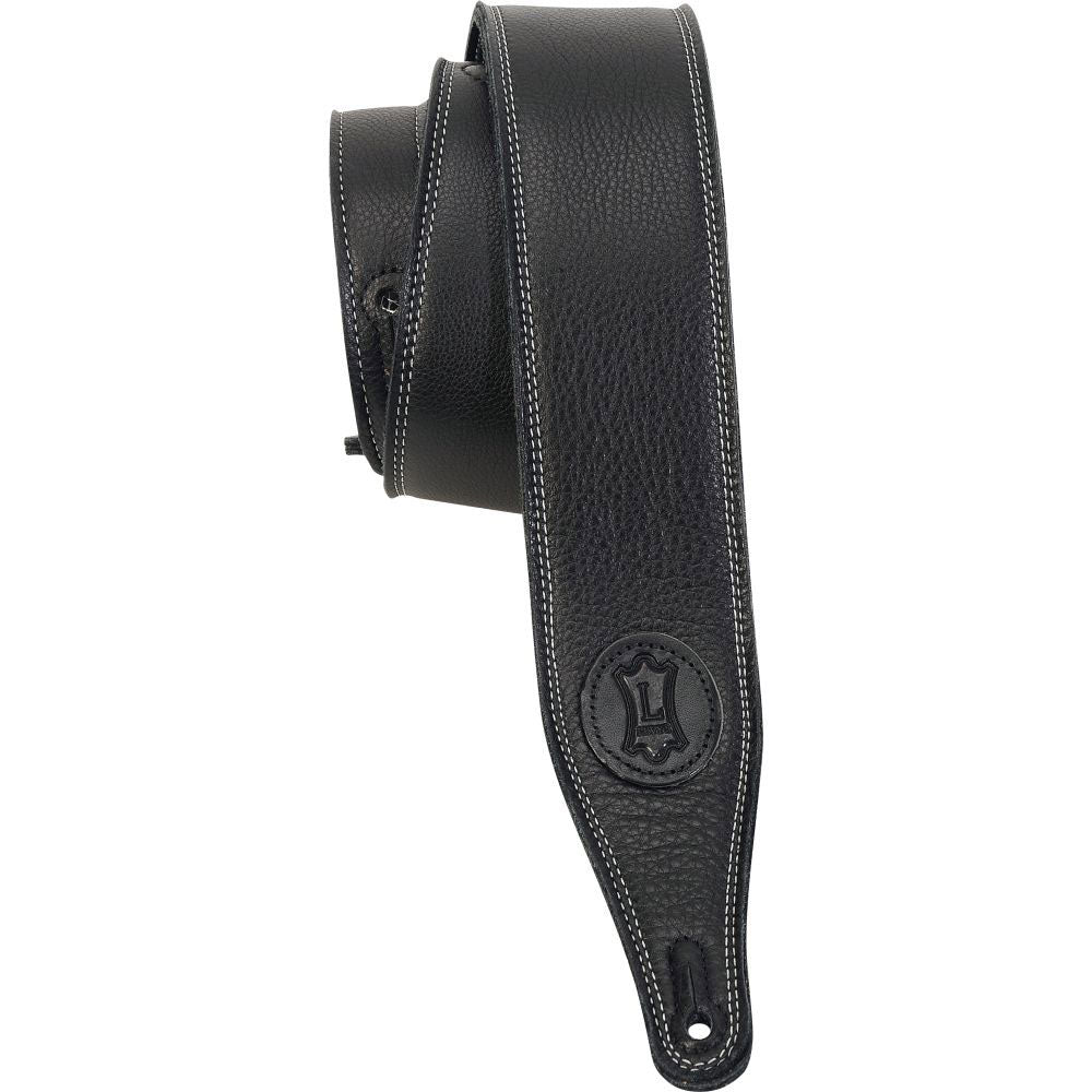 Levys 5CM FULL GRAIN LEATHER VERY SOFT 5CM BLACK