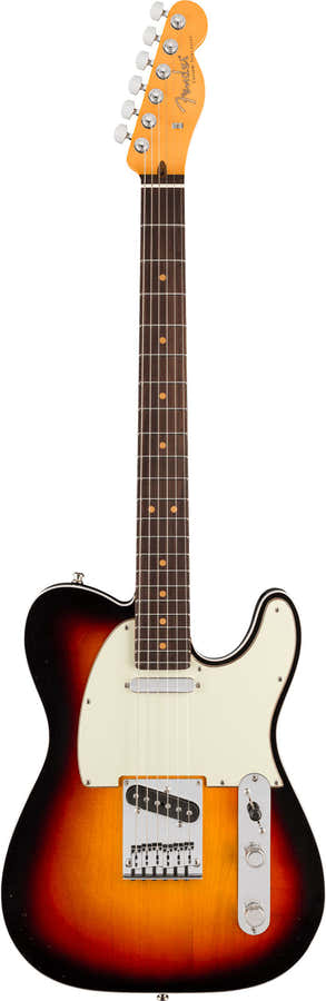 Telecaster '60s Custom American Ultra Luxe Vintage RW 3 kleurige sunburst