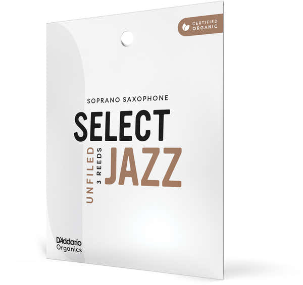 D'addario - Rico Organic Select Jazz Unfiled 2 Soprano Saxophone (x 3)