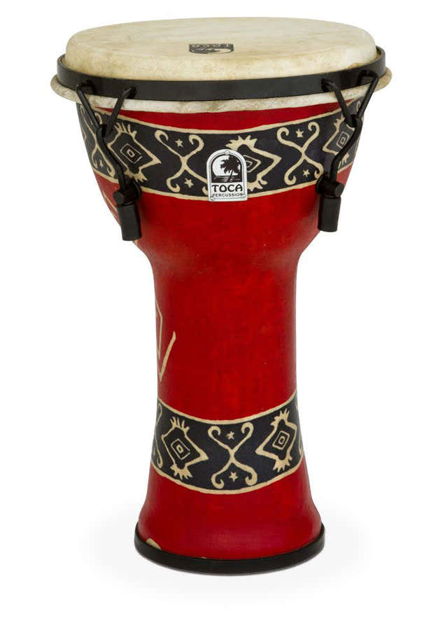 DJEMBE FREESTYLE MECHANICALTUNED BALI RED 12'' SFDMX-12RP