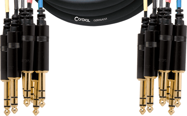 Multikabel 8 Jack/jack Stereo 5 M