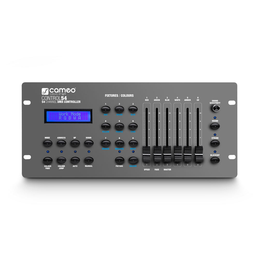 BESTURING 54 - 54-KANAALS DMX-CONTROLLER