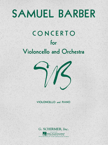 Barber Samuel - Concerto For Violoncello And Orchestra - Violoncelle / Piano