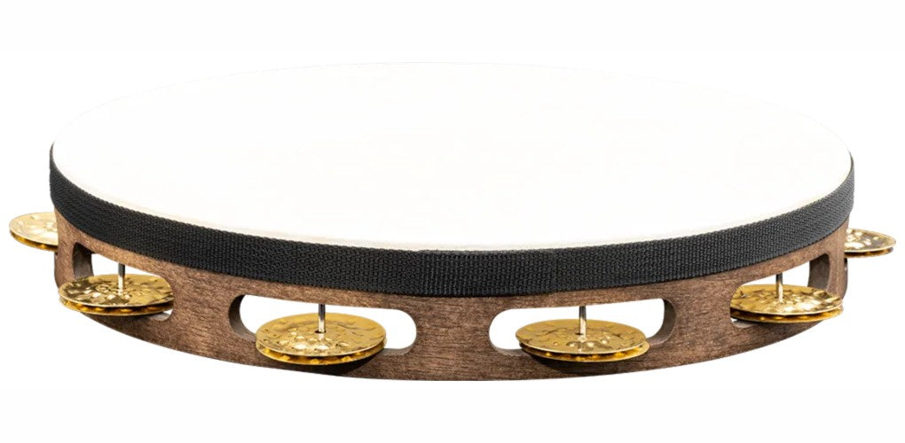 VINTAGE GOAT SKIN WOOD TAMBOURINES