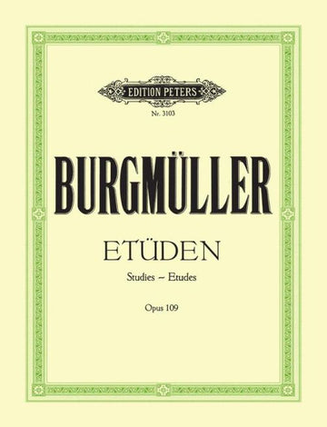 Burgmuller - Etudes Caracteristiques (18) Op.109 - Piano