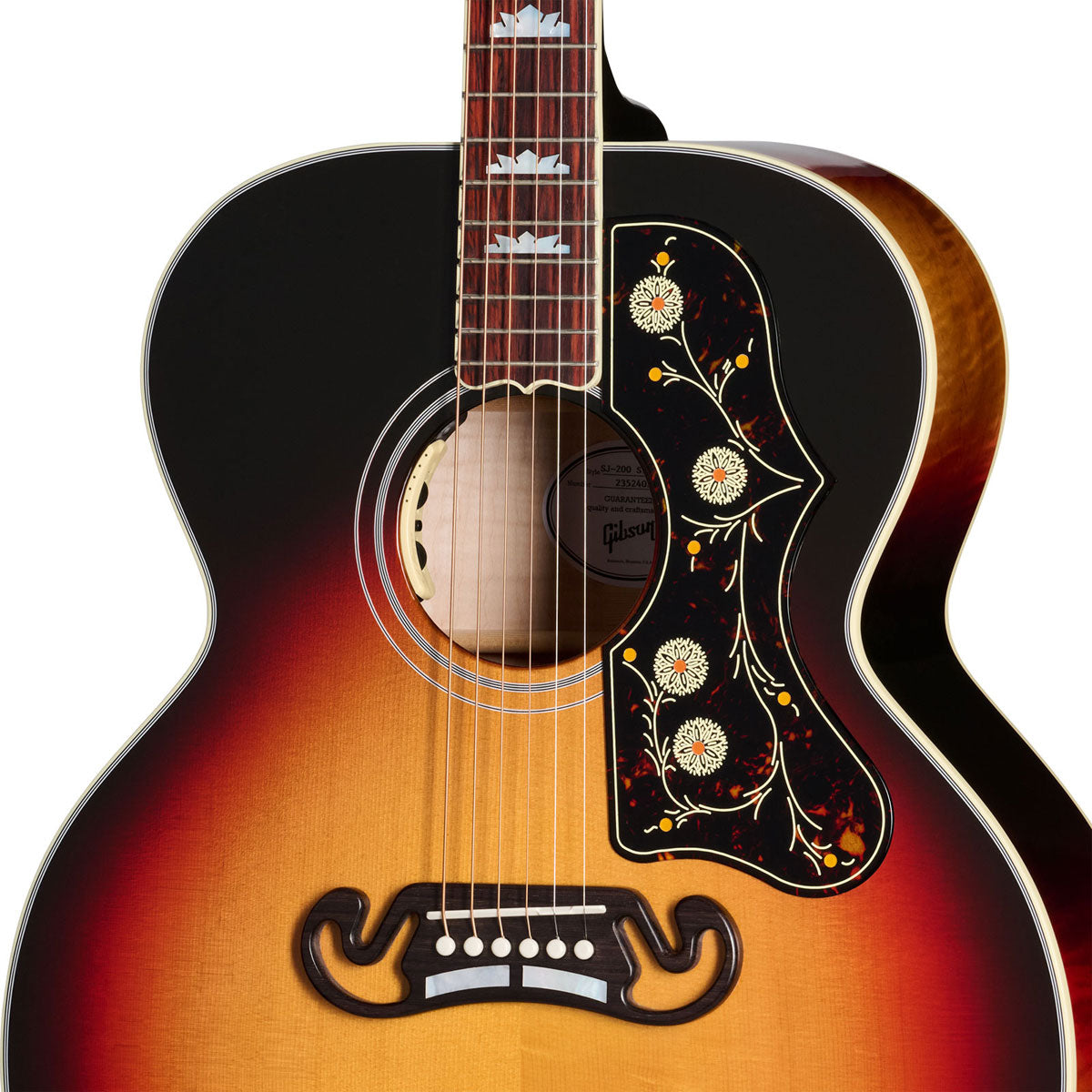SJ-200 Standard Esdoorn Tri Burst Modern