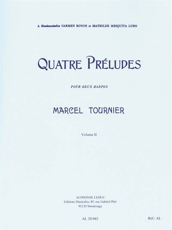 Quatre Préludes - Four Preludes Vol. 2