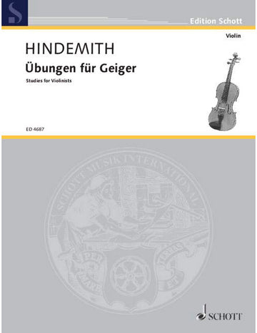 Hindemith - Studies For Violinists - Violon