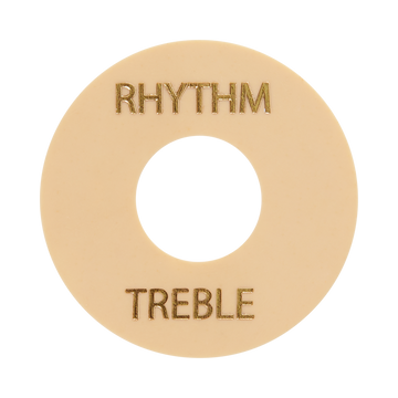 PARTS TOGGLE SWITCH WASHER CREAM GOLD IMPRINT