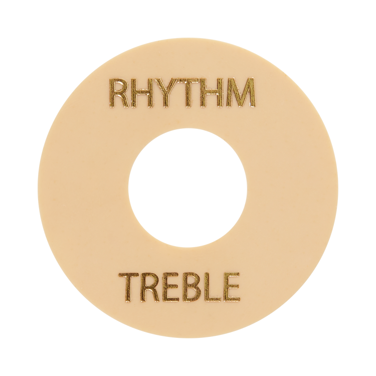 Gibson Accessories PARTS TOGGLE SWITCH WASHER CREAM GOLD IMPRINT