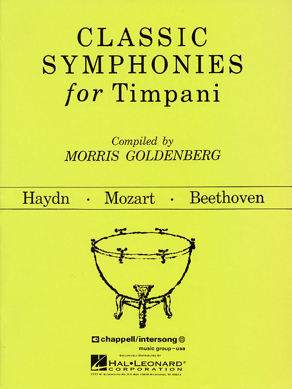 Hal Leonard Morris Goldenberg - Classic Symphonies For Timpani
