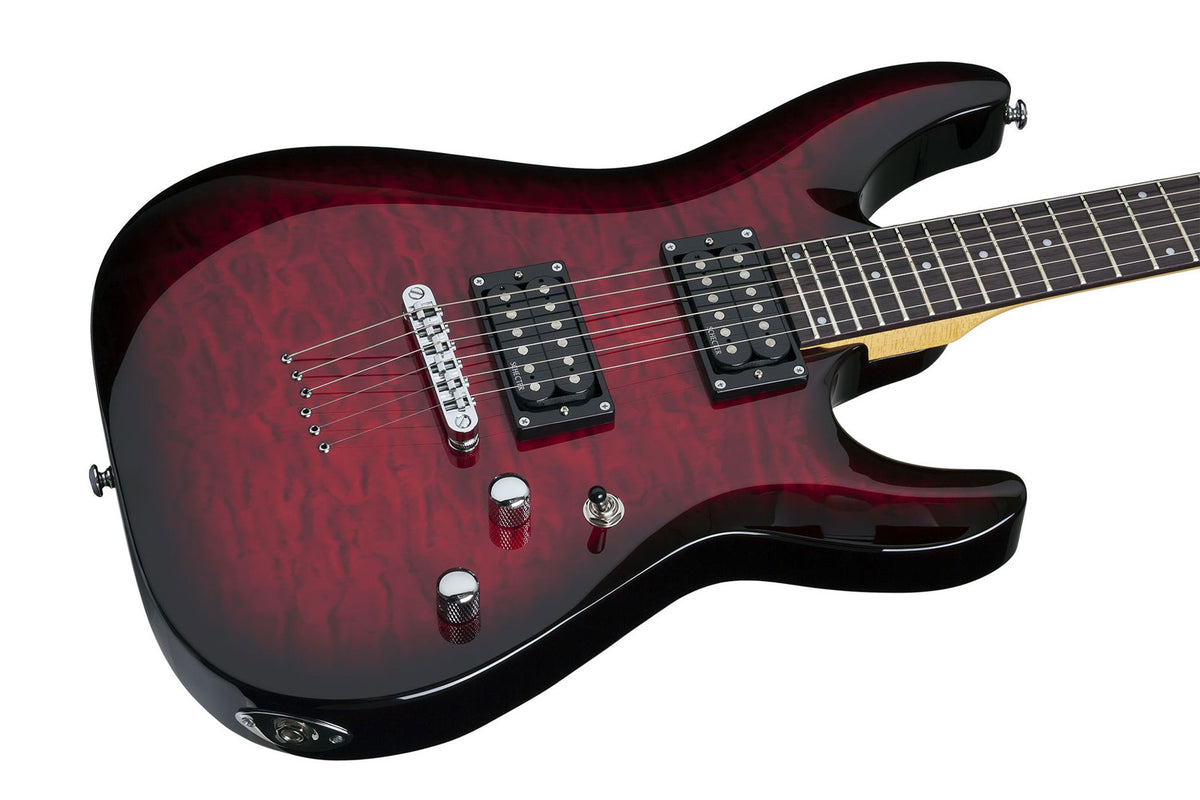 C-6 Plus See Thru Cherry Burst