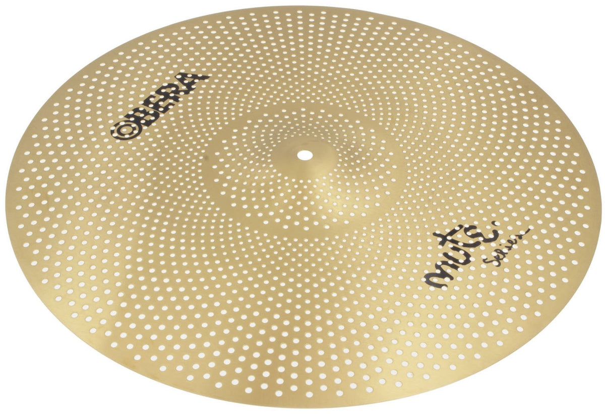 Obera Cymbals Mute 20" Ride - Silent Cymbal - Brass Finish