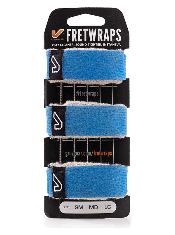 FretWraps 3-pack Hemelsblauw - Groot