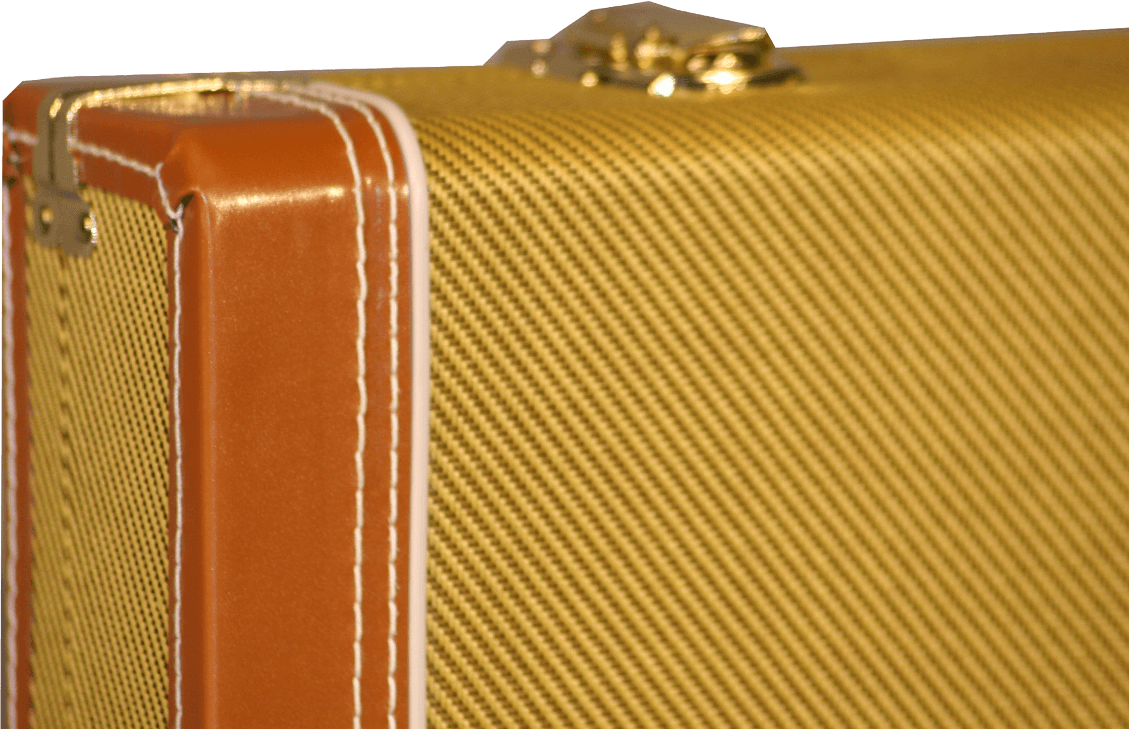 Elektrische Tweed Houten Koffer Deluxe - GW