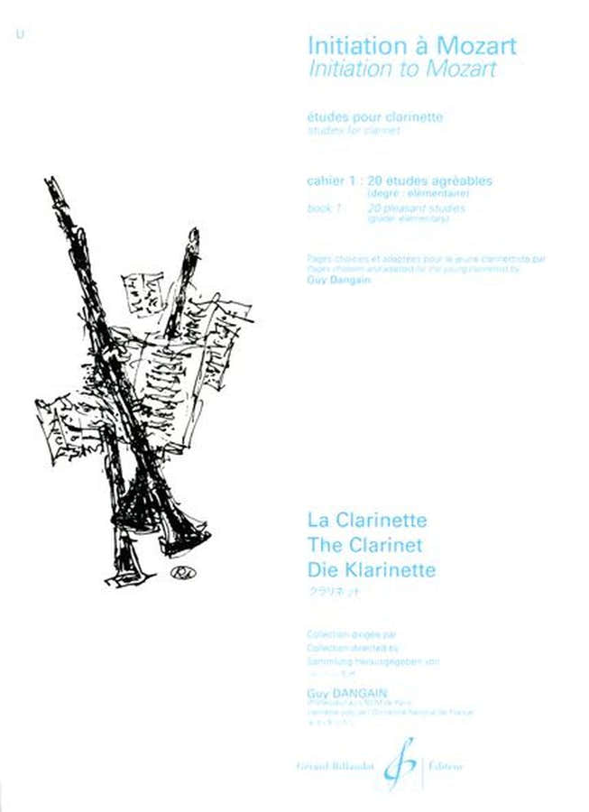 Inleiding tot Mozart Vol.1 Klarinet - Dangain