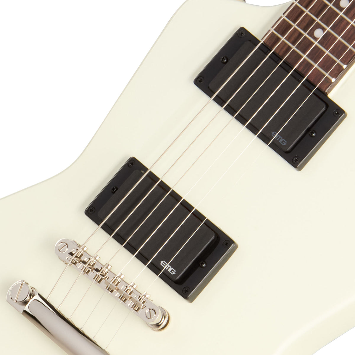Explorer 80s EMG Classic White IBG