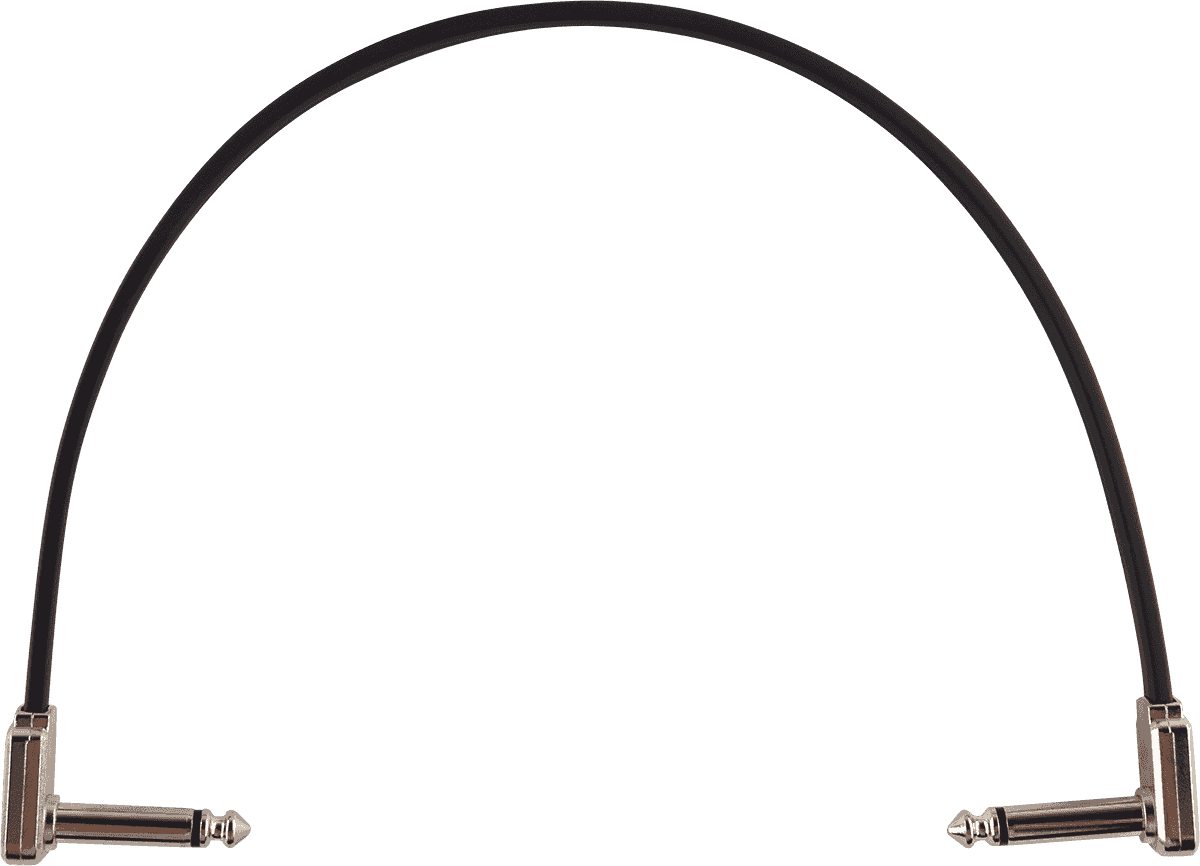 Instrumentkabel Patch - Haaks Dun & Plat - 30 CM