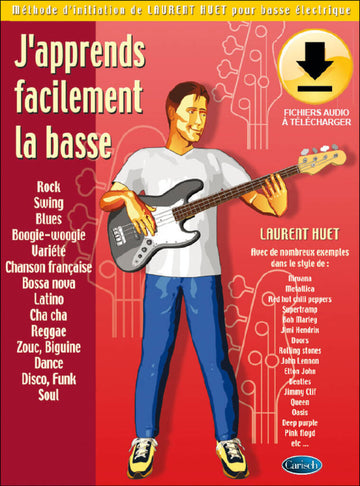 Huet Laurent - J'apprends Facilement La Basse + Audio