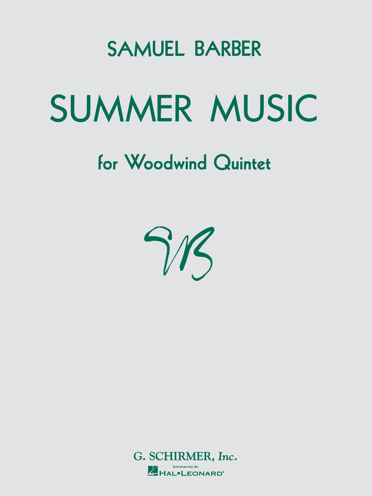 Schirmer Summer Music Opus 31